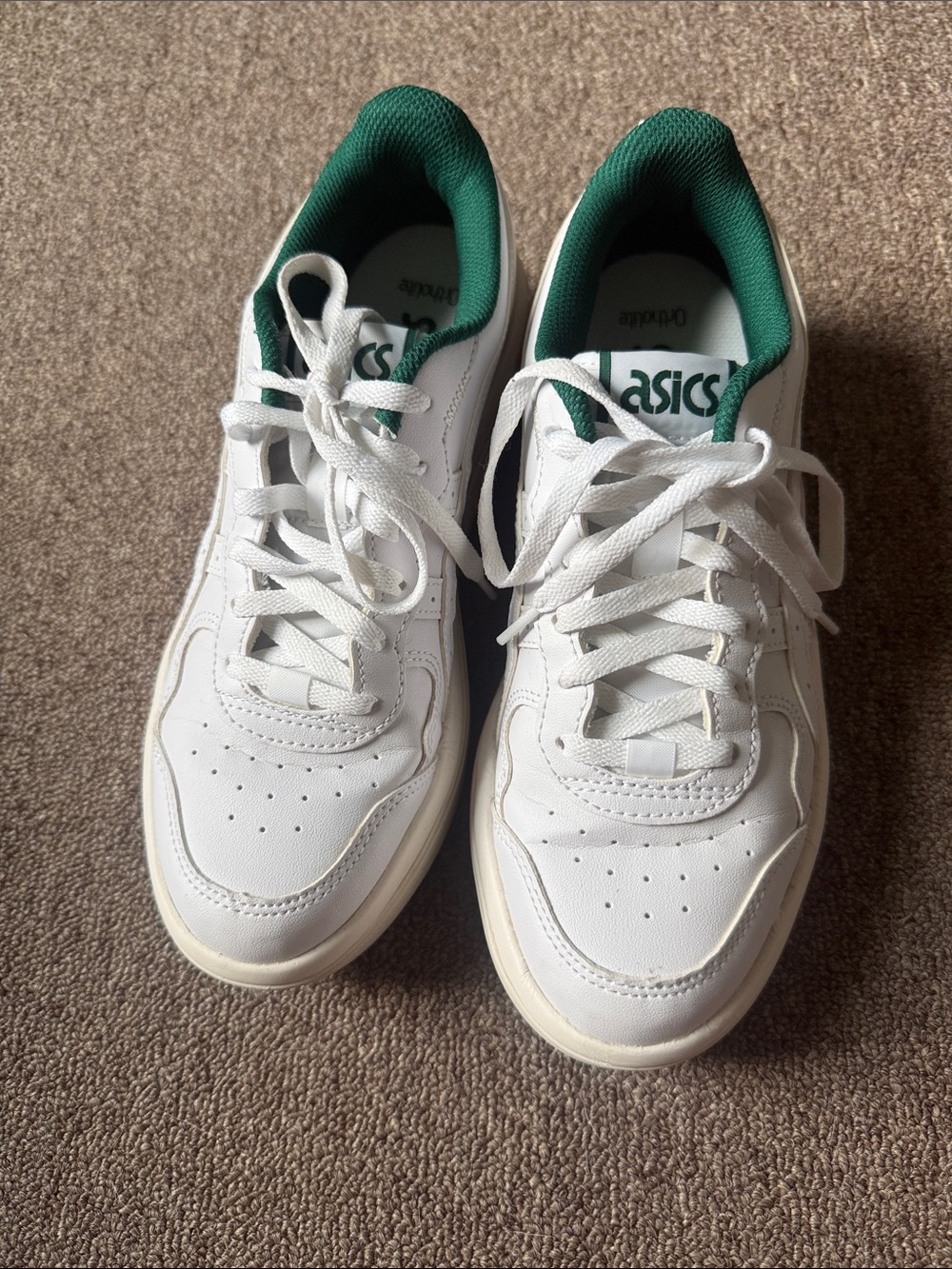 ASICS | Japan S ST sneakers in white and jewel green | size 7.5 | like new